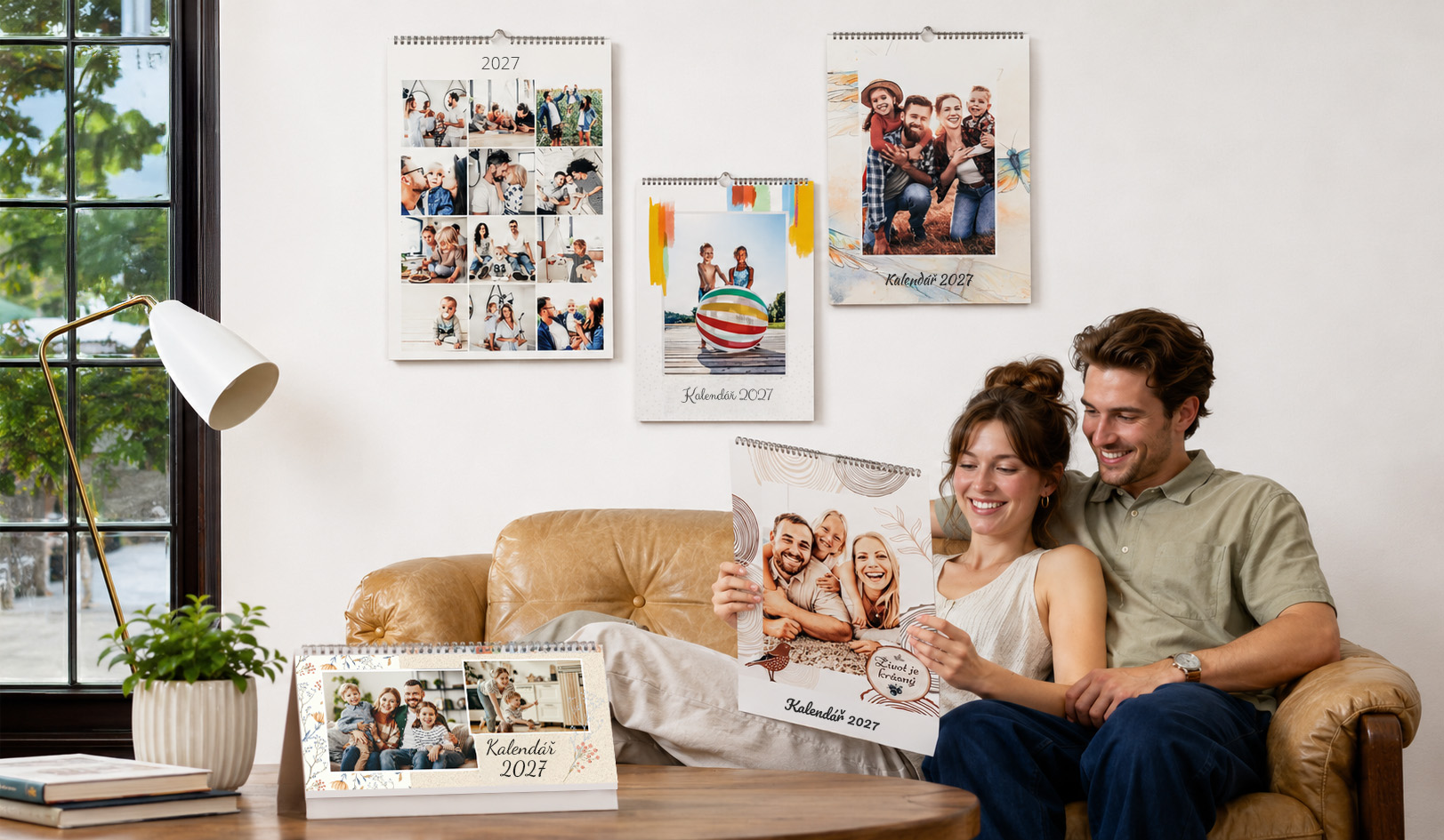 Vytvorte si vlastný fotokalendár z rodinných fotografií